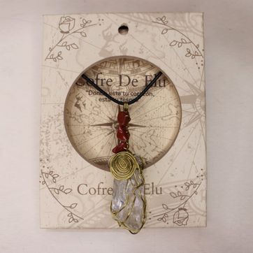 Imagen del producto Escoba Cristal y jasper rojo