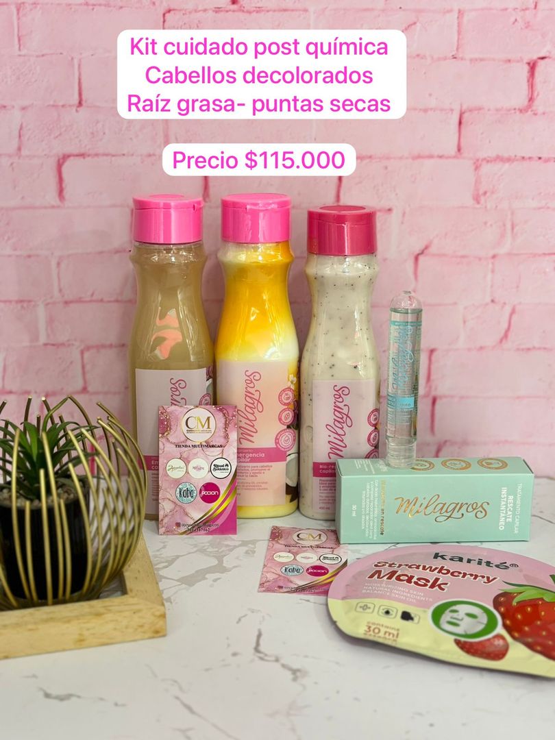 Kit cuidado Post decoloración 