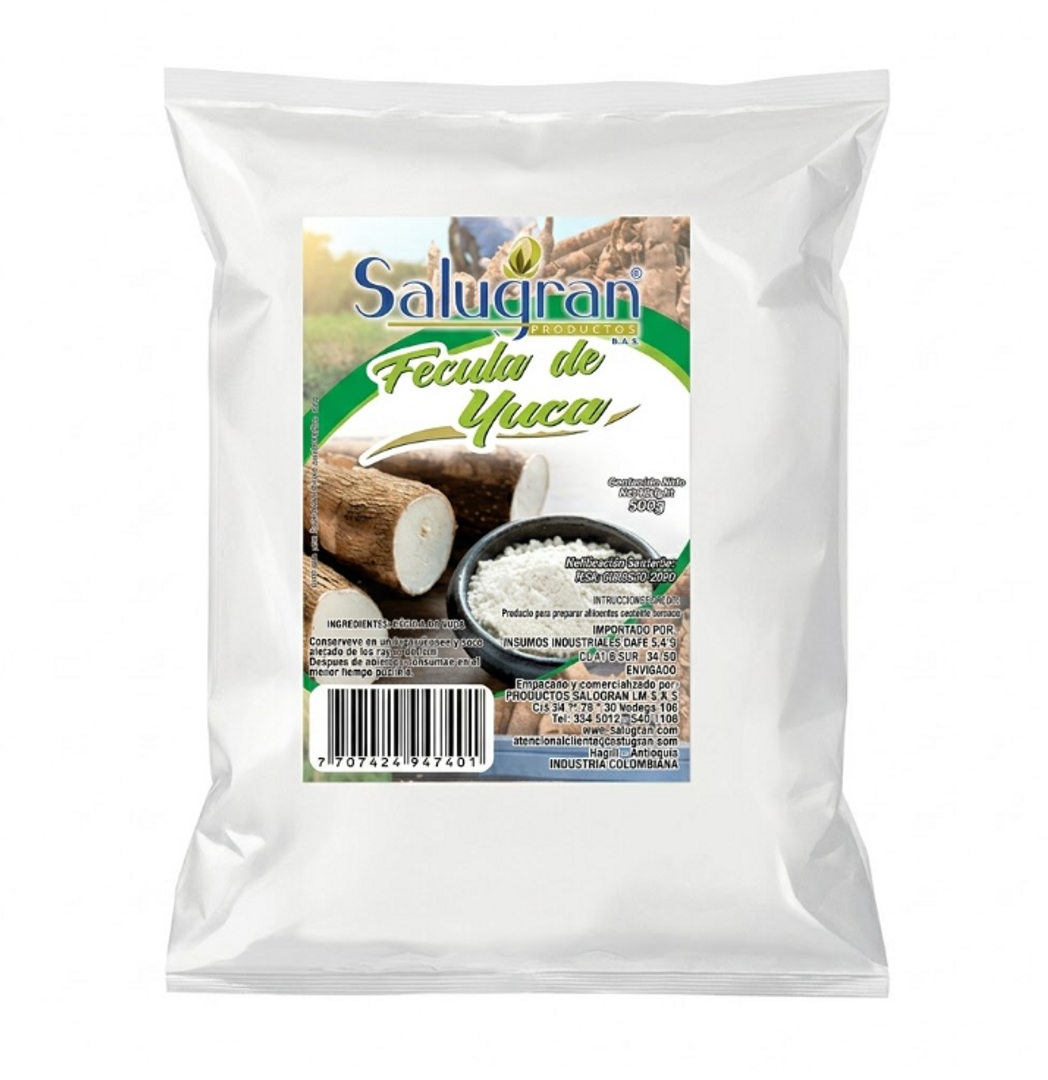 ALMIDON DE YUCA X 500GR SALUGRAN