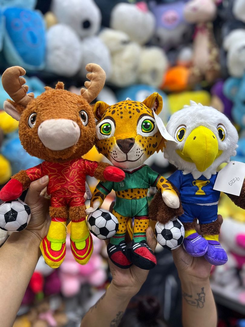 .MASCOTAS MUNDIAL X3