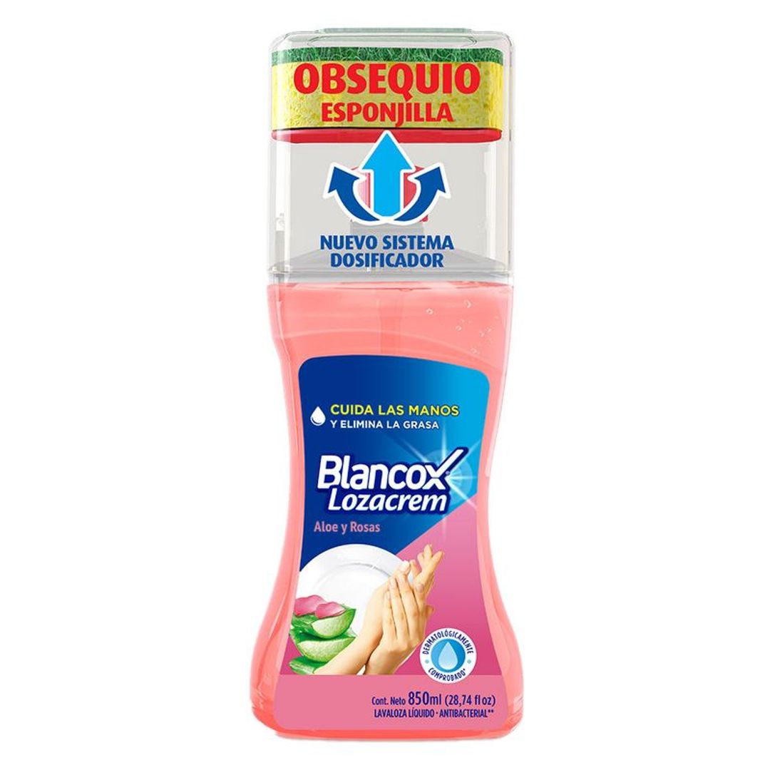 BLANCOX LOZACREAM LIQUIDO ALOE ROSAS*850ML