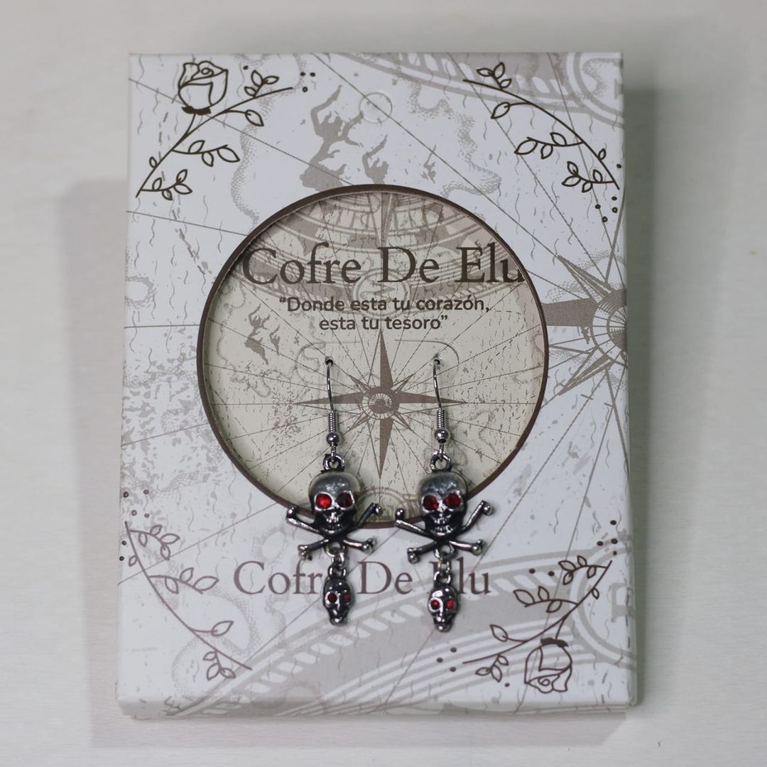 ARETES CALACA PEQUEÑA