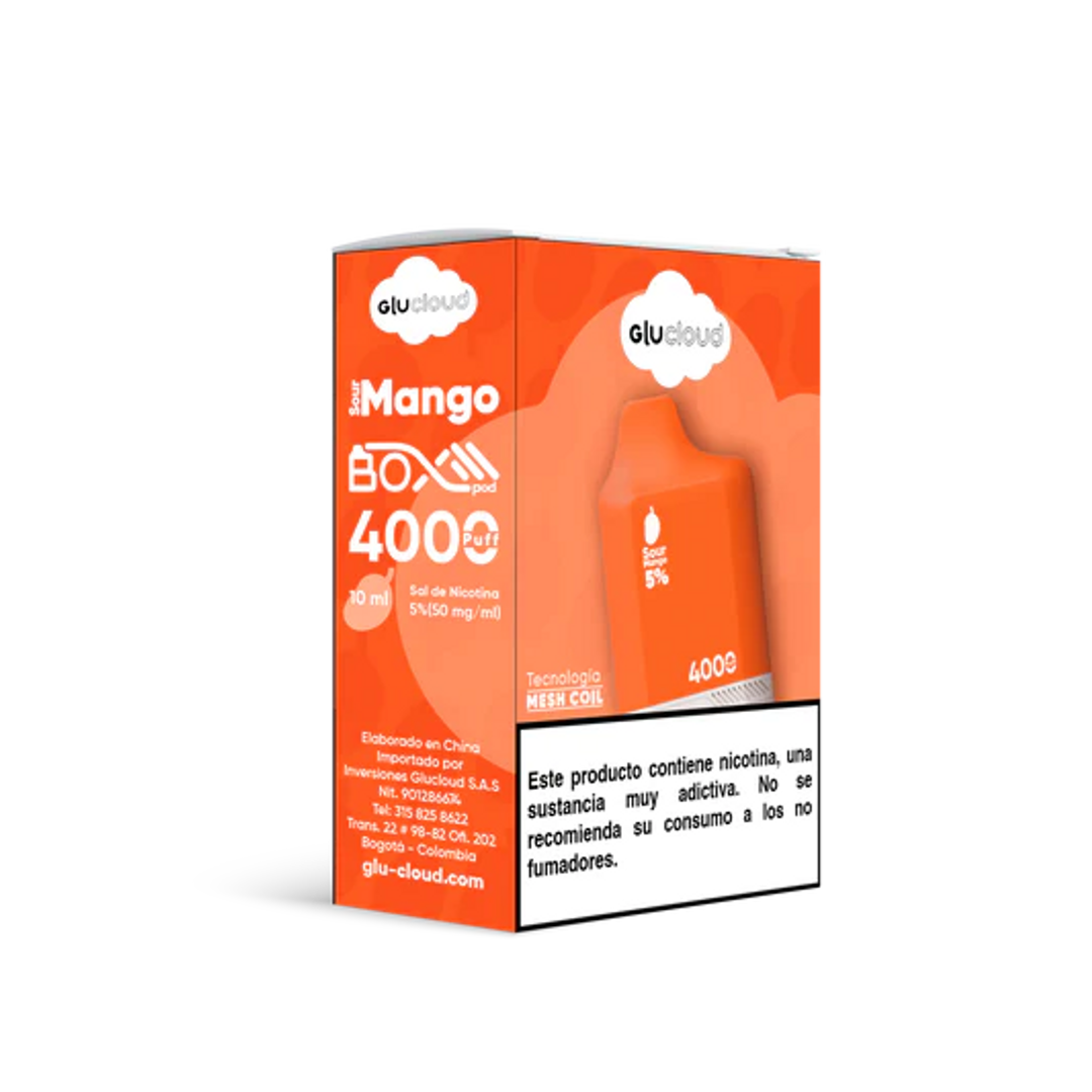 Glu Cloud POD Box 4000  puff