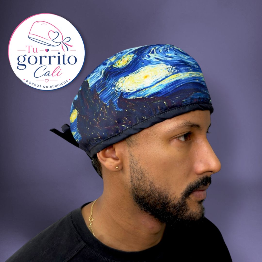 Noche estrellada hombre 
