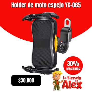 Imagen del producto Holder de moto espejo YC-065