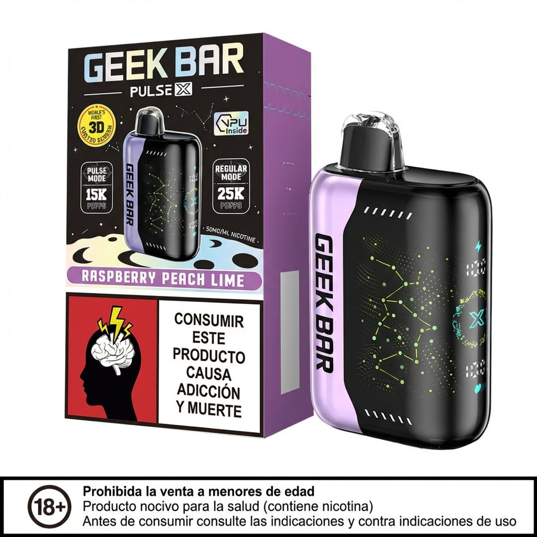 Geek Bar Pulse X Raspberry Peach Lime 25.000 Puffs