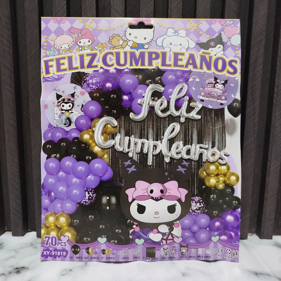 ARCO DE GLOBOS KUROMY