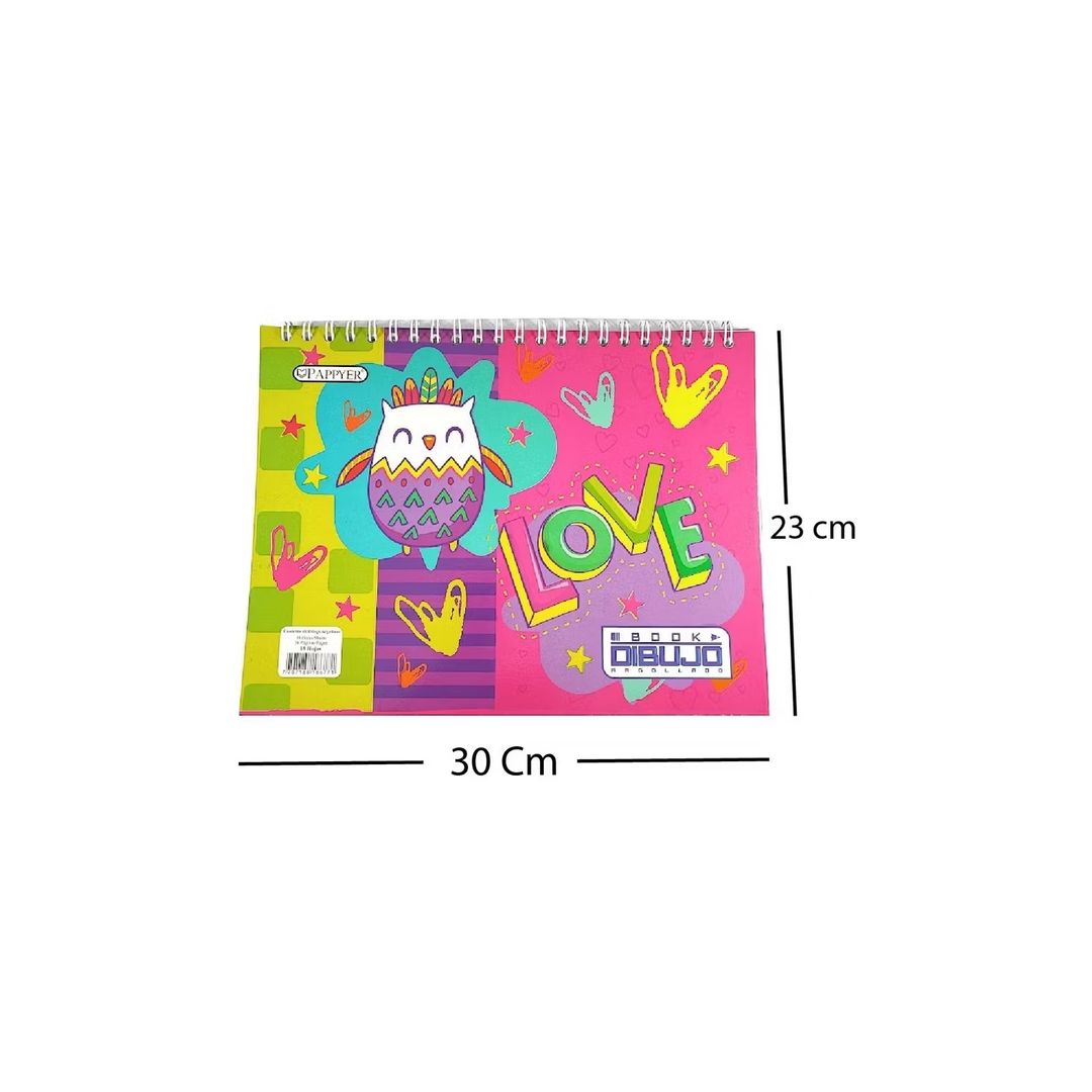 CUADERNO ARGOLLADO DIBUJO PAPPYER