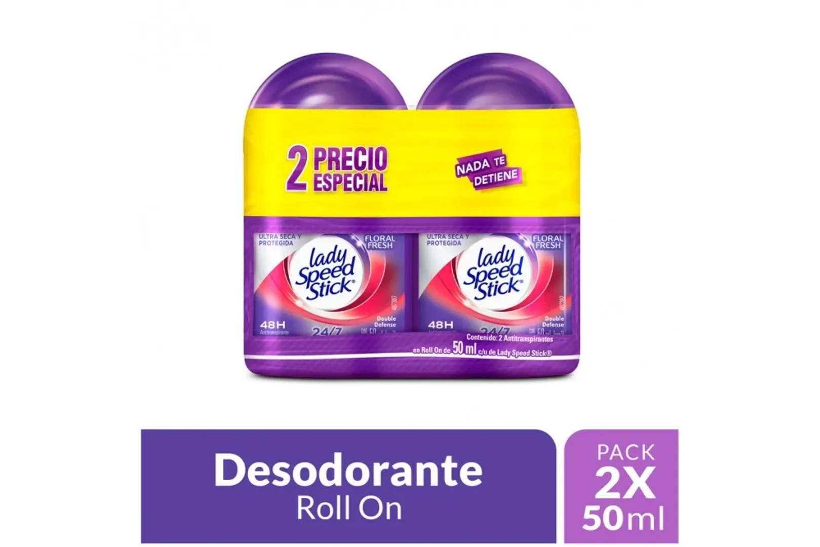 LADY SPEED STICK ROLL ON*2*50ML