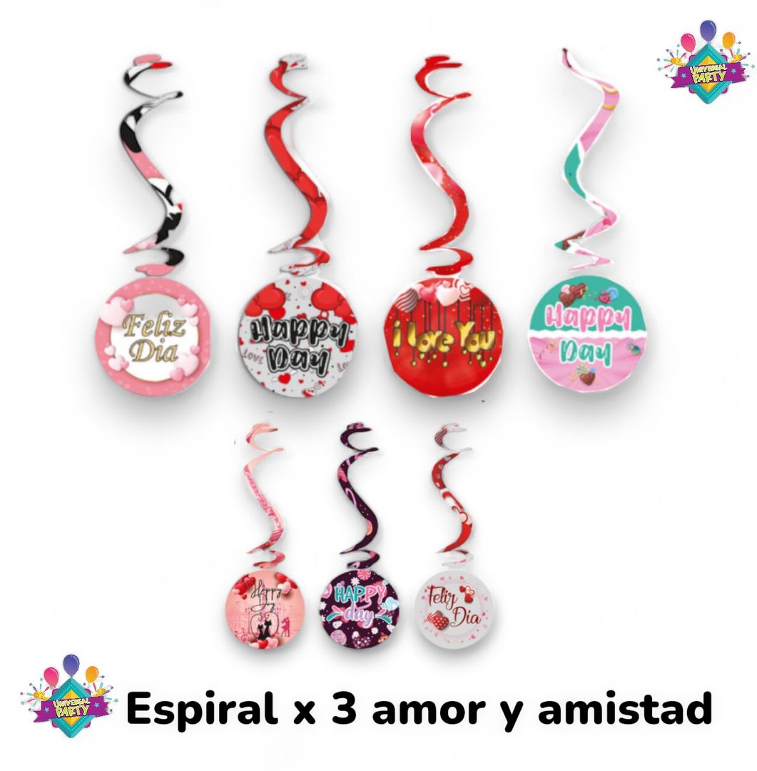 ESPIRAL X 3 UNI AMOR Y AMISTAD CARTON