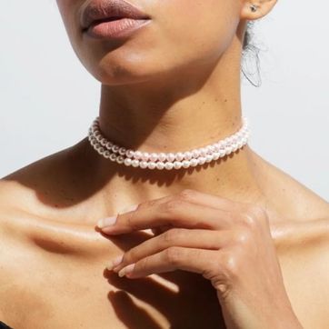 Imagen del producto CHOKER DOBLE PERLAS 