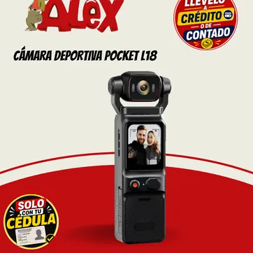 Imagen del producto CÁMARA DEPORTIVA POCKET L18