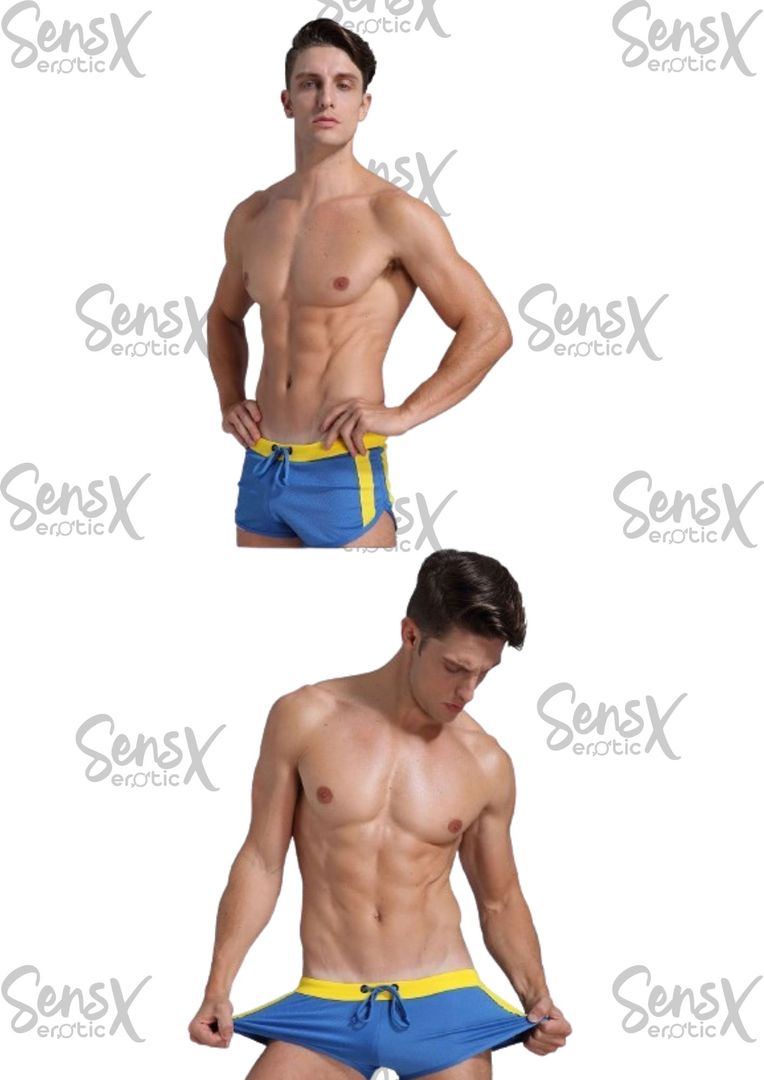 Pantalones cortos deportivos para hombre con correa deportiva boxer transpirable correr de secado rápido