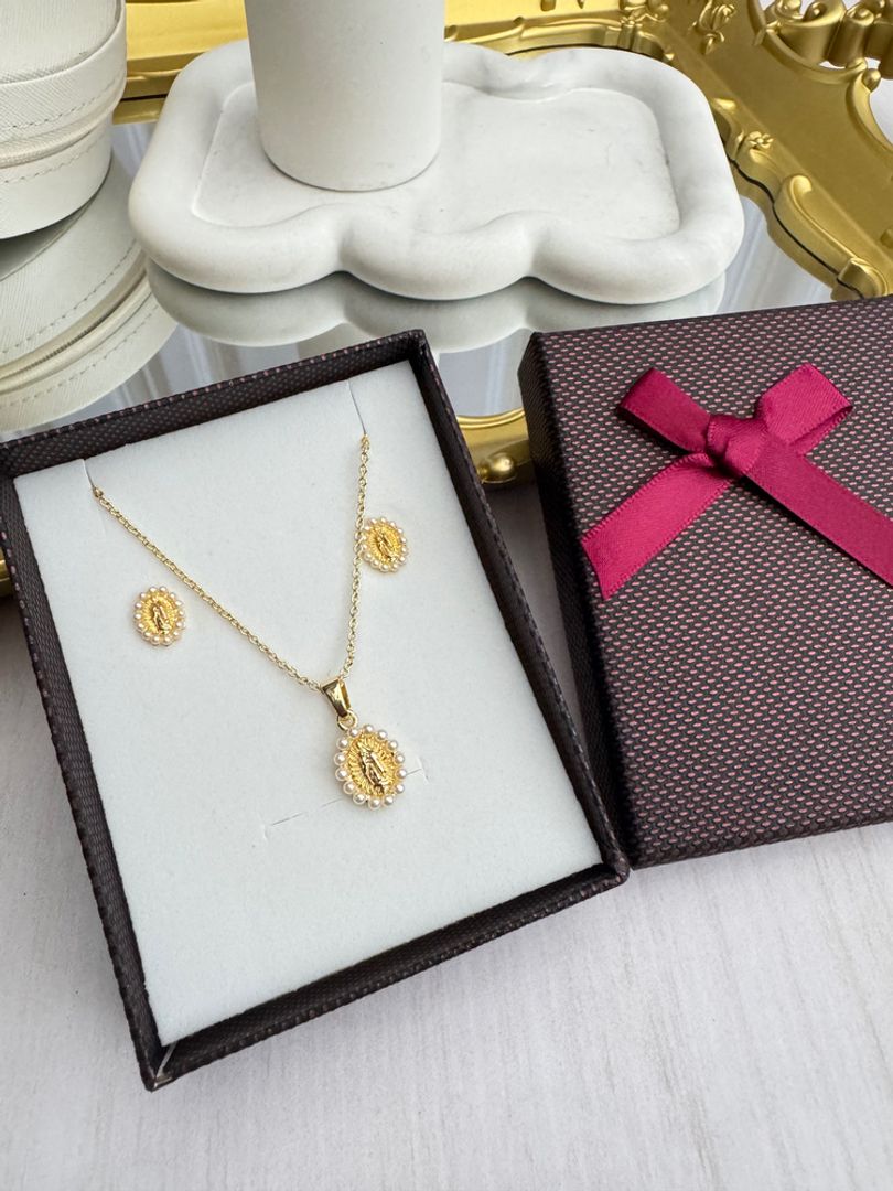 Set regalo caja rodio religioso 