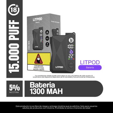Imagen del producto Bateria Lit Para Pod 15.000 Puffs