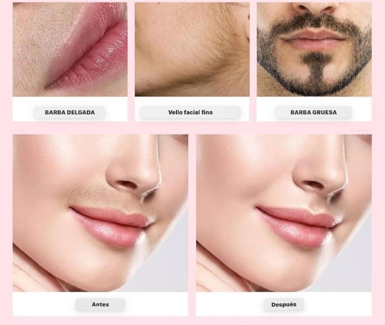 Spray Identificador de Vello Facial