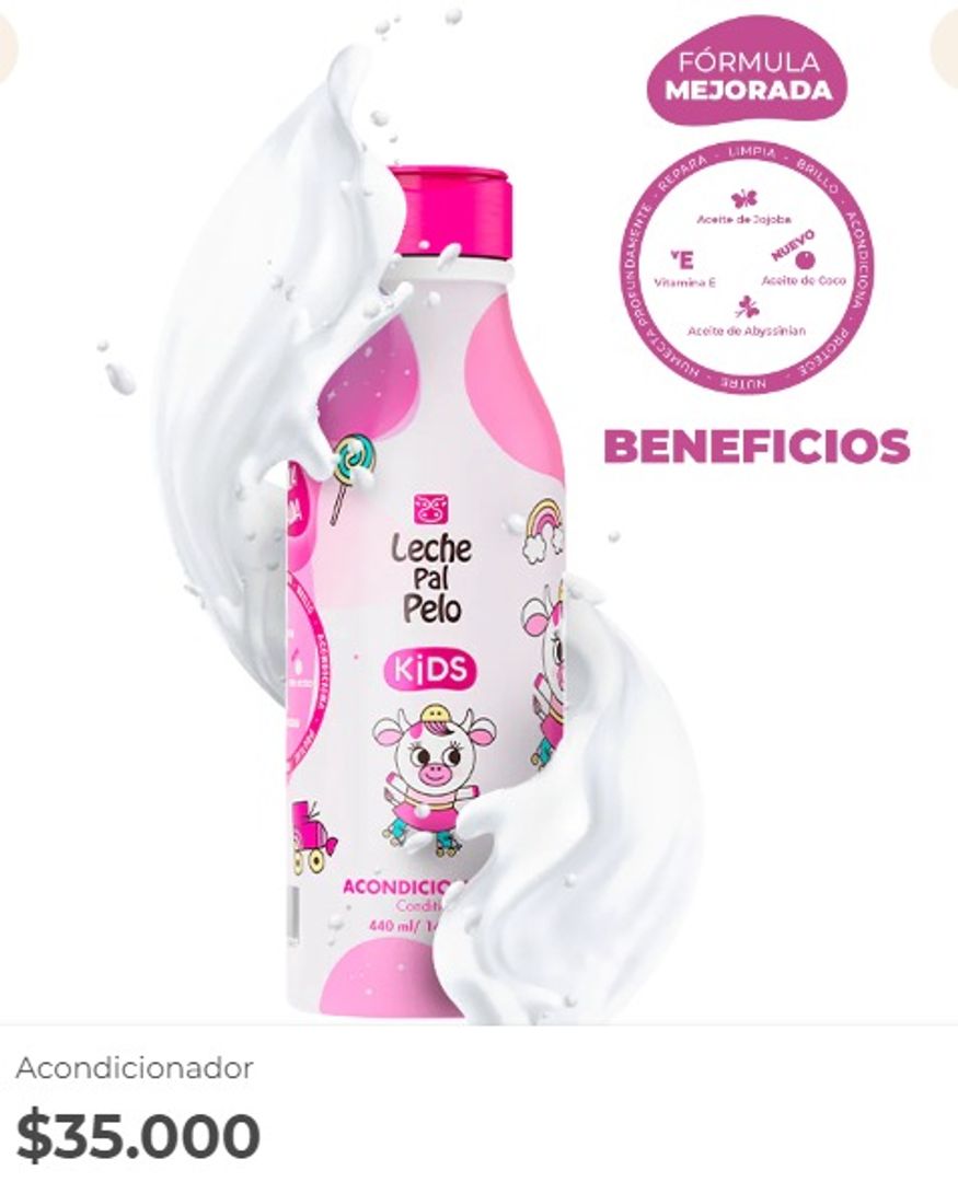 Acondicionador Kids Leche Pal Pelo