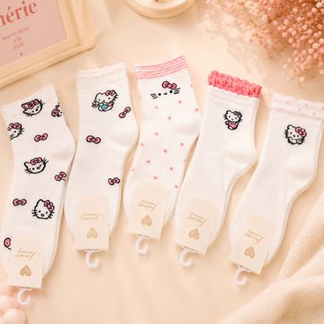 Imagen del producto Medias 3/4tos hello Kitty 