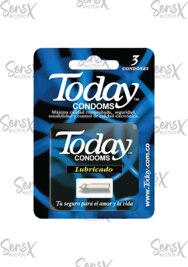 Condones today lubricado