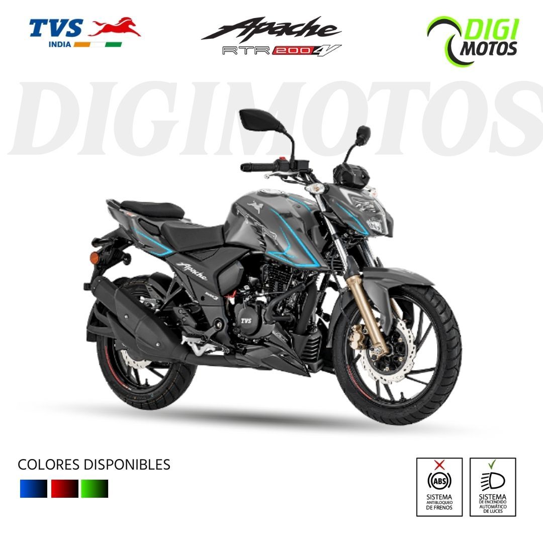 TVS APACHE RTR 200 4V XC CARBURADA ABS