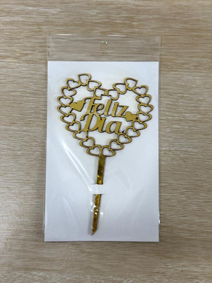 000 TOPPER PEQUEÑO "FELIZ DÌA"