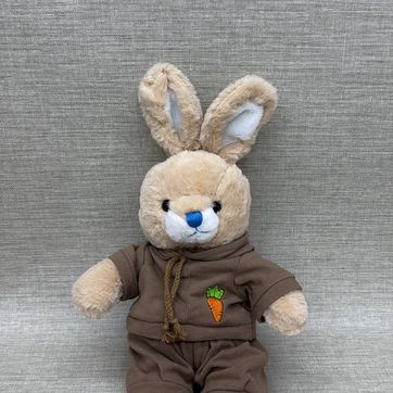 Imagen del producto CONEJO CON CONJUNTO CAFÉ 40 CM