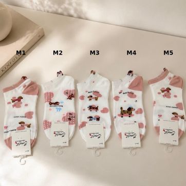 Imagen del producto HERMOSAS MEDIAS TOBILLERAS DISEÑO PERRITO SALCHICHA 36-41