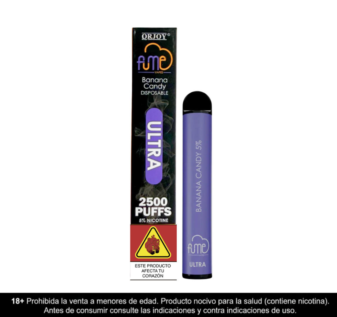 Fume Ultra Banana Candy 2.500 Puffs