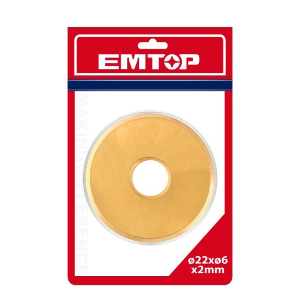EMTOP RODAJA CORTA BALDOSA 22x6x2MM COMPATIBLE CORTABALDOSA 600MM Y 800MM