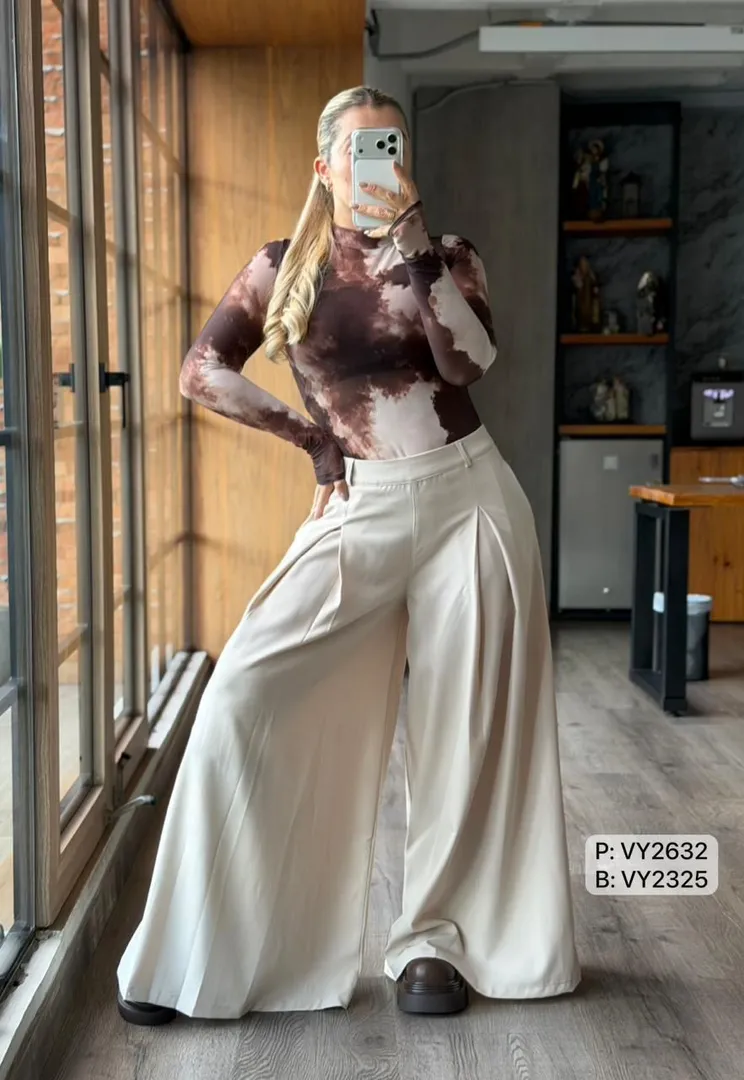 PANTALON PRENCES CIERRE COSTADO VY2632