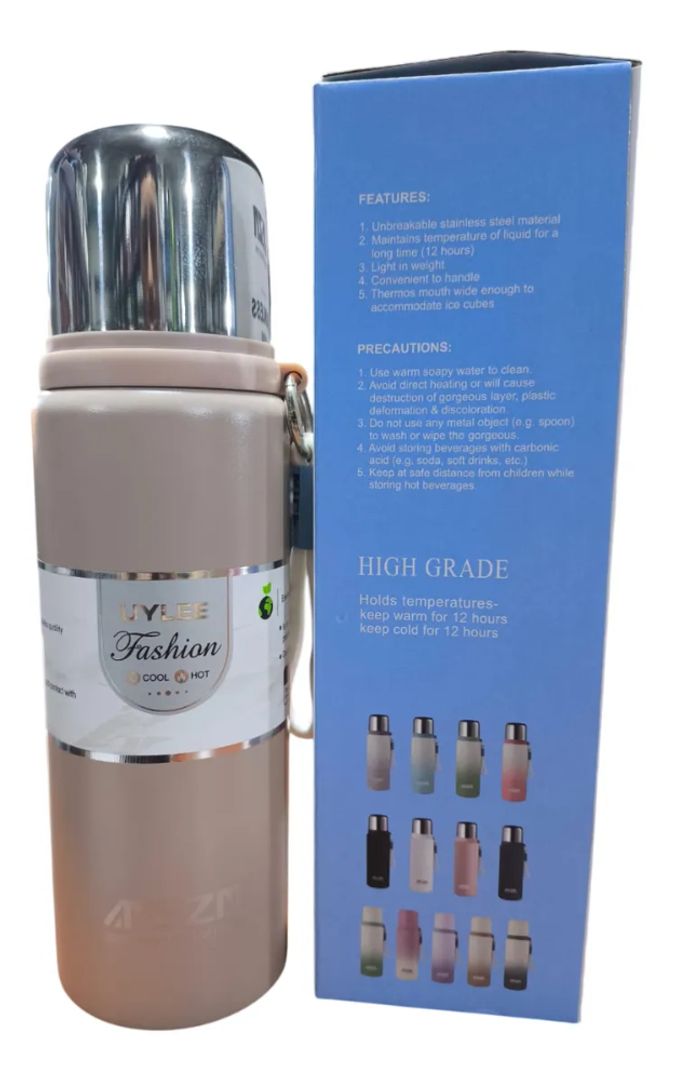 TERMO BOTELLA AGUA BOTILITO PORTATIL 500ML