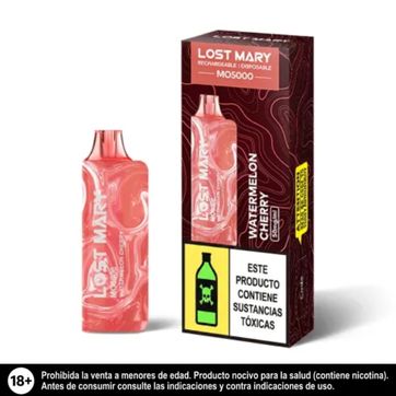 Imagen del producto Lost Mary Watermelon Cherry 5.000 Puffs