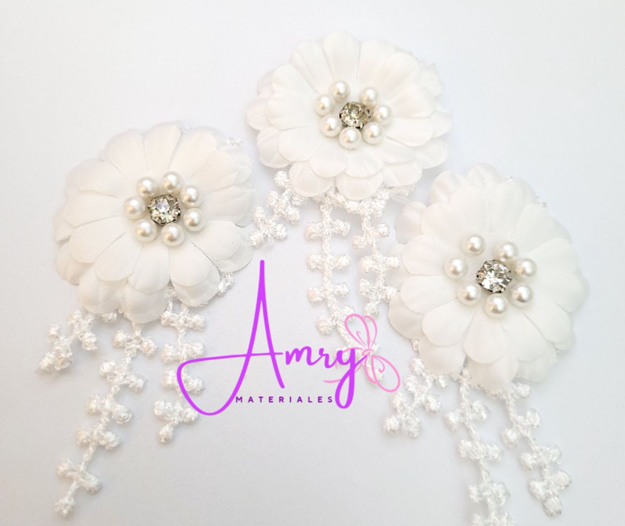 Flor Blanca 4.5x4.5cm 