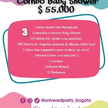 Imagen del producto COMBO BABY SHOWER # 3 