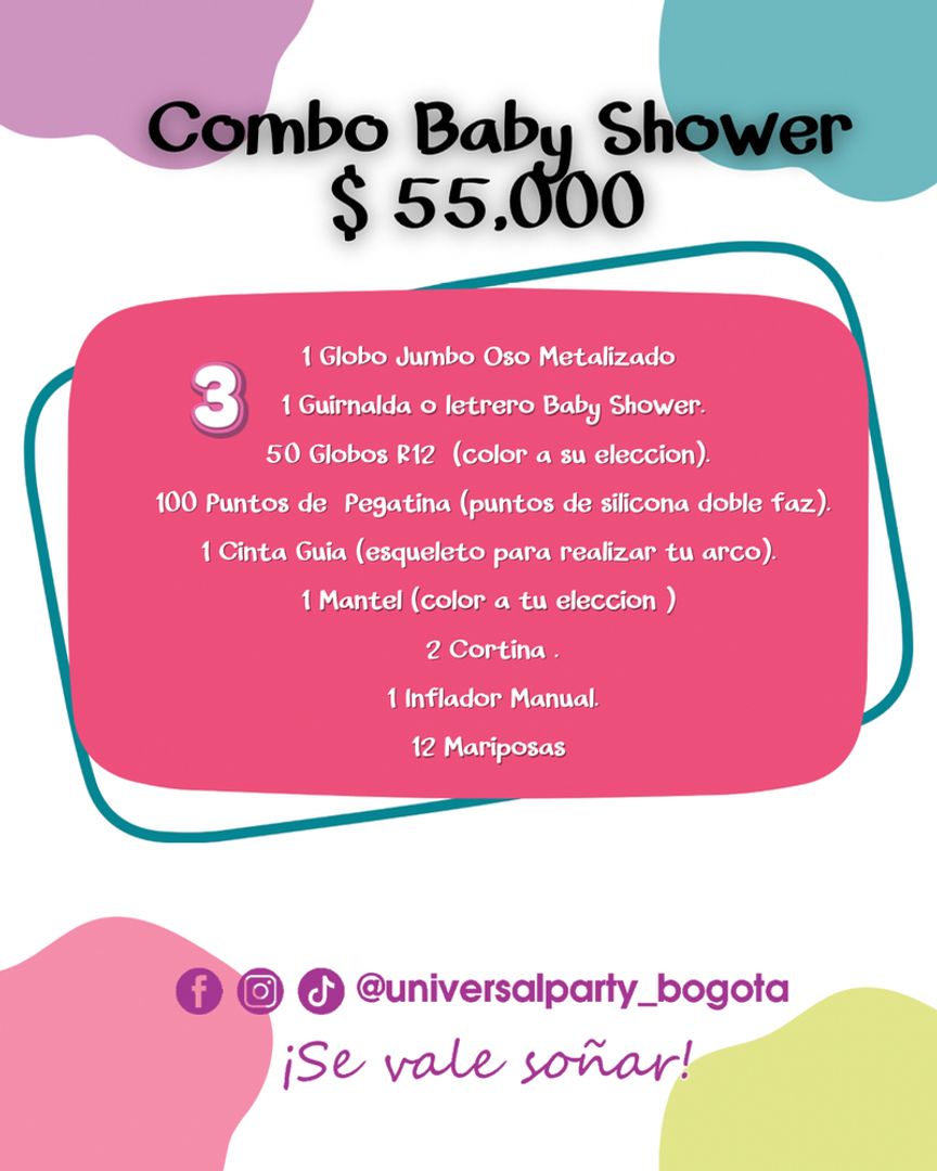 COMBO BABY SHOWER # 3 