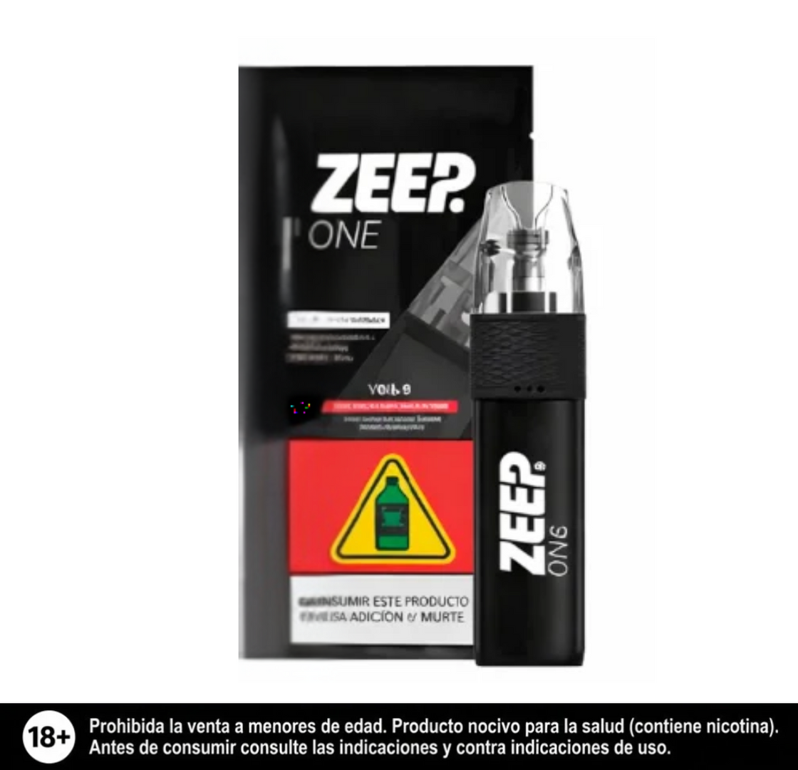 Vape Zeep One Recargable Negro