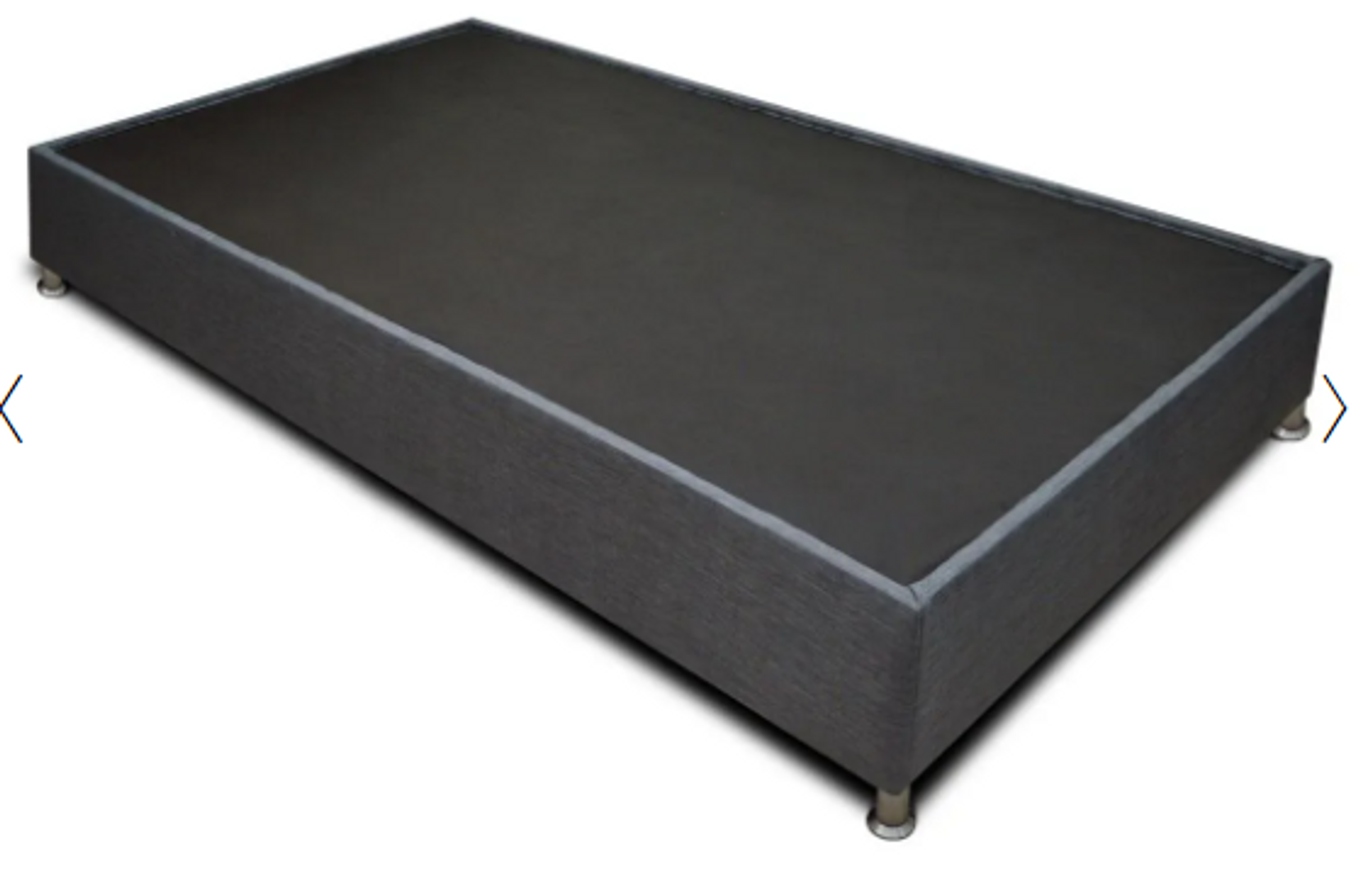 SOMIER 140X190 CON PESTAÑA GRIS