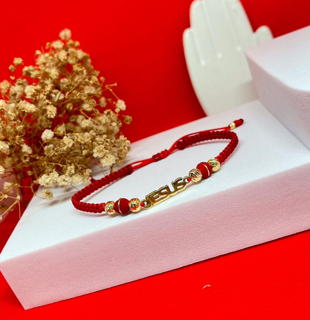 Pulsera jesus balin 5mm italy y neopreono 6mm