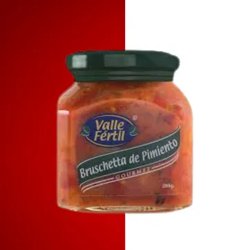 Imagen del producto VALLE FETIL BRUSCHETTA DE PIMIENTO 