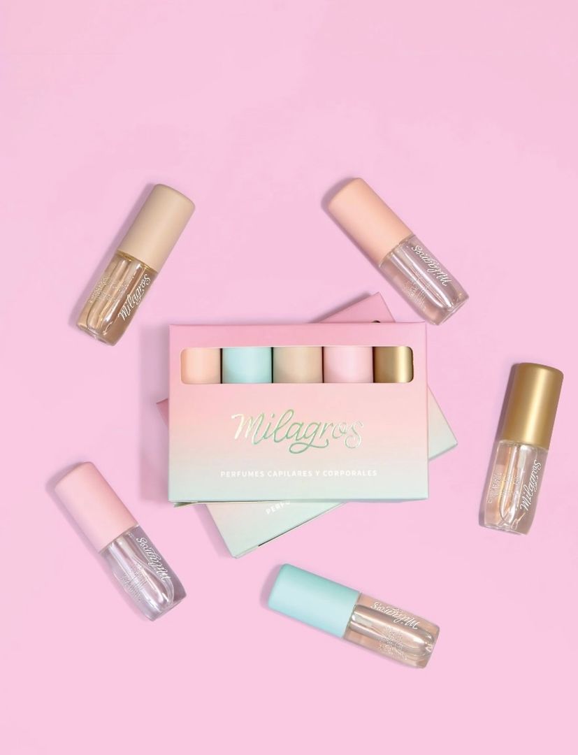 Kit x 5 perfumes 30ml capilares y corporales 