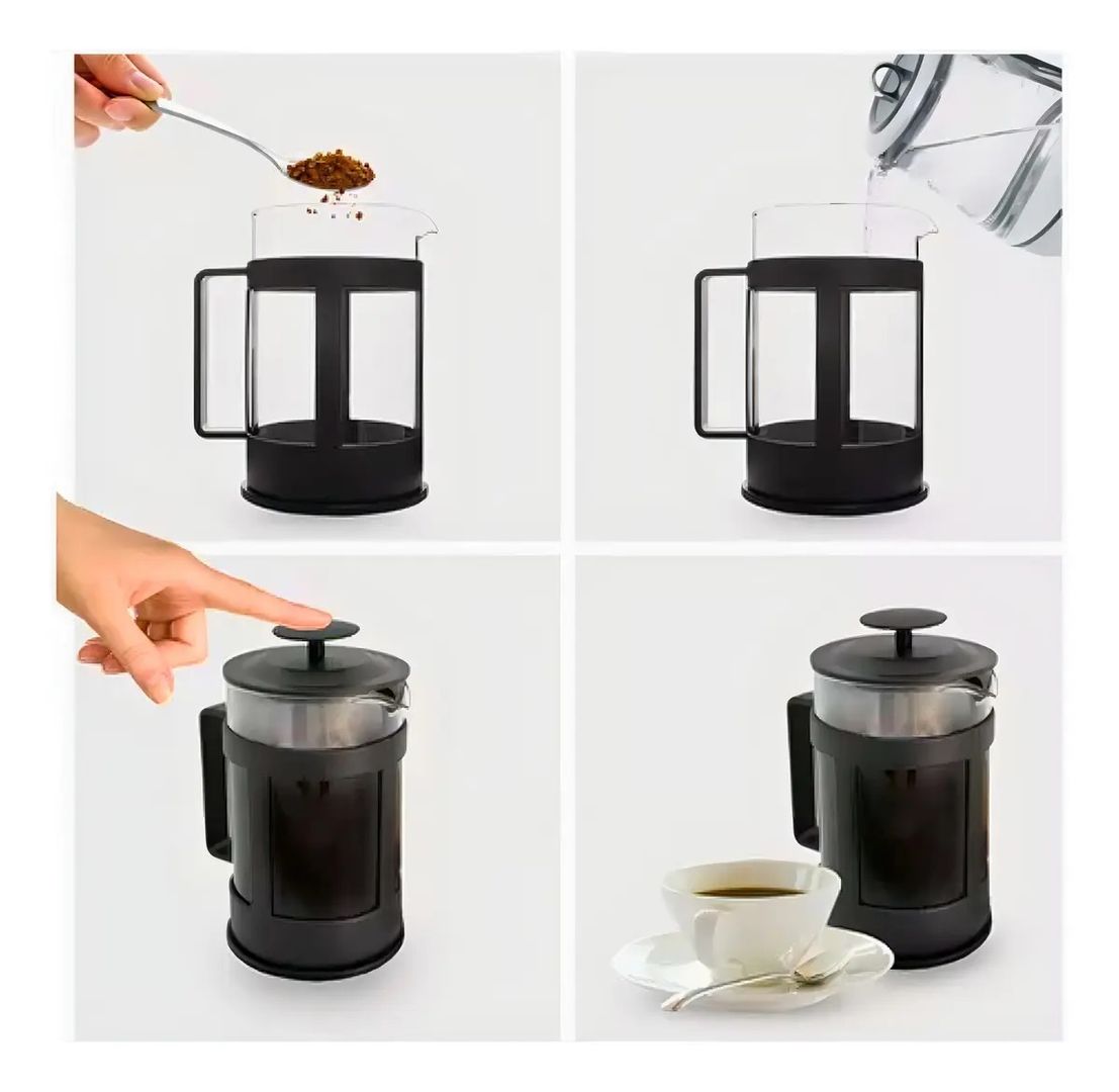 CAFETERA TETERA DE VIDRIO 1000 ML