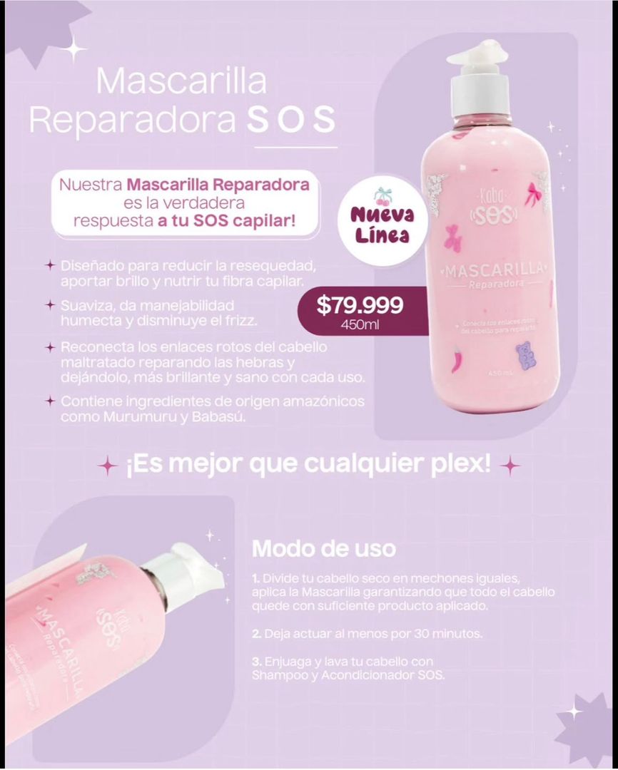 Mascarilla reparadora SOS
