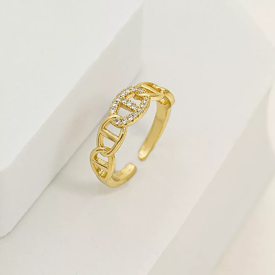 Anillo Crystal G Ajustable