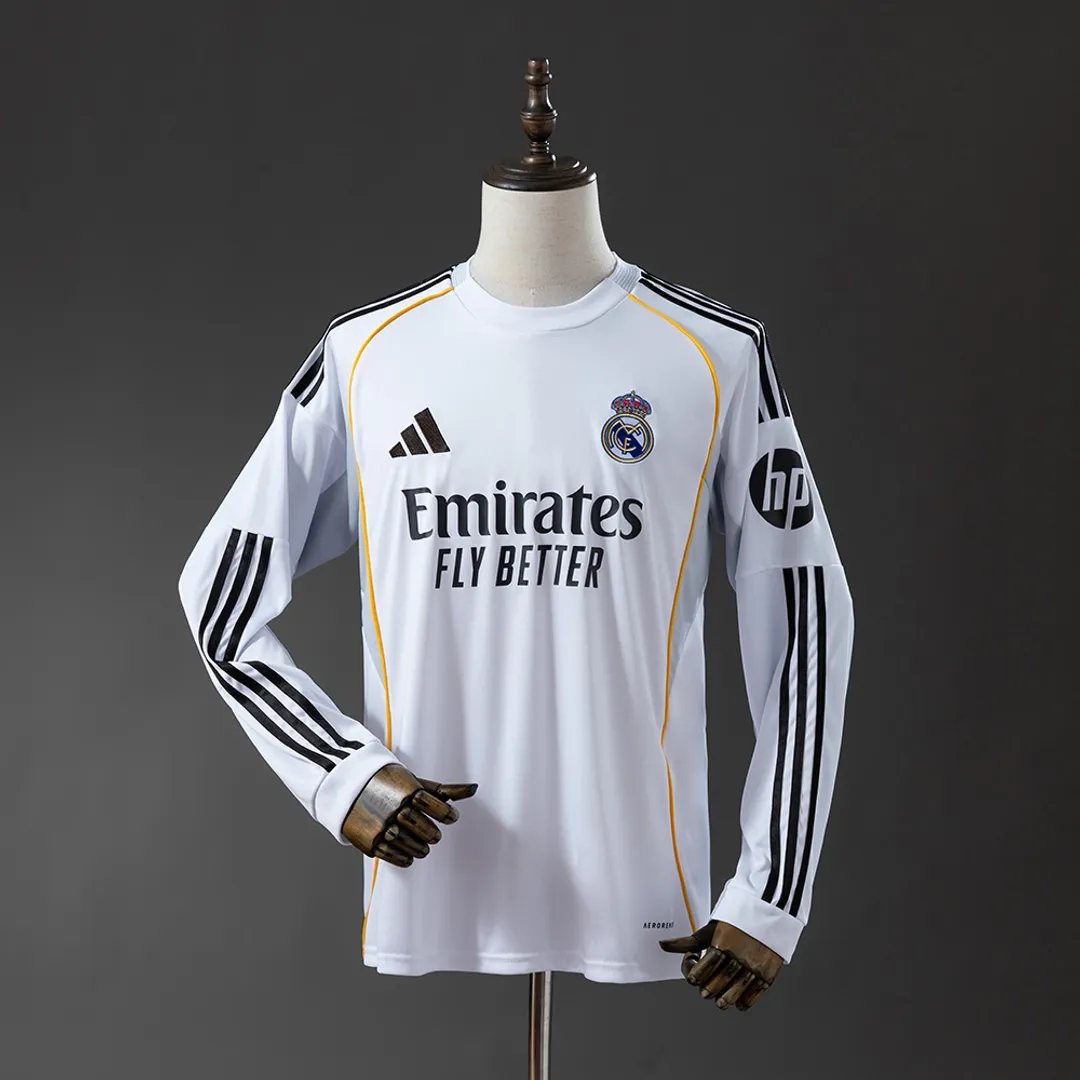 Real Madrid Casa Fan Manga larga 2025-26