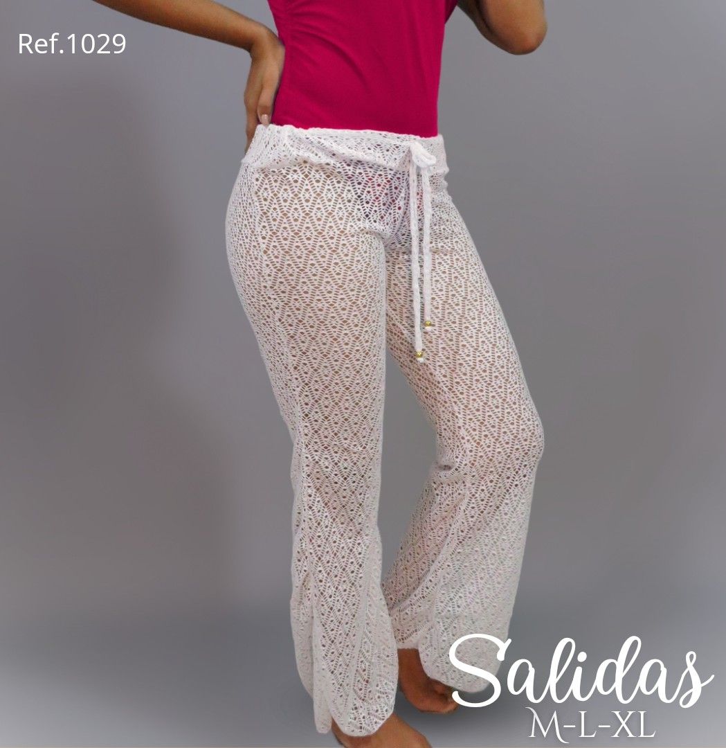 M-L-XL Salida tipo  pantalón malla suave elástica 