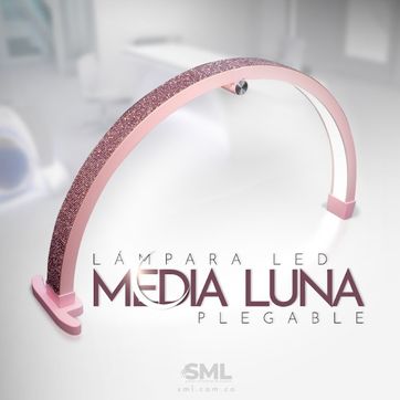 Imagen del producto LAMPARA MEDIA LUNA CON CRISTALES