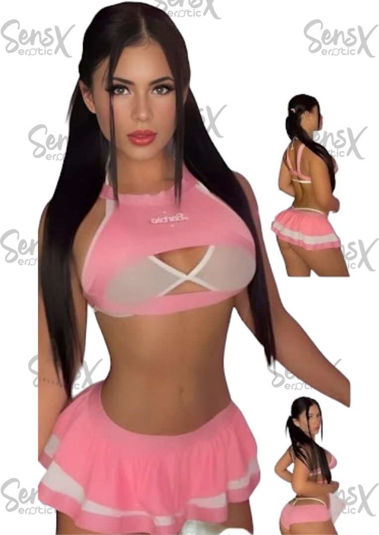 DISFRAZ BARBIE PORRISTA SEXY