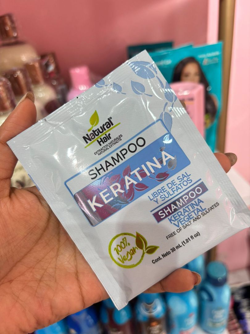 Sashet shampoo Keratina