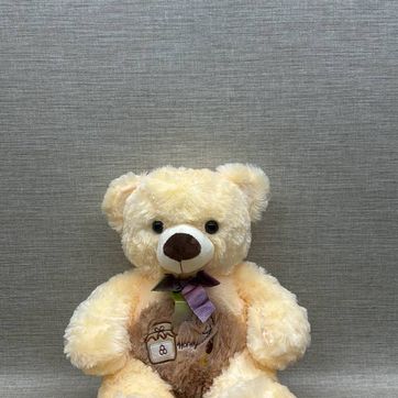 Imagen del producto OSO BORDADO CON MOÑO 45 CM