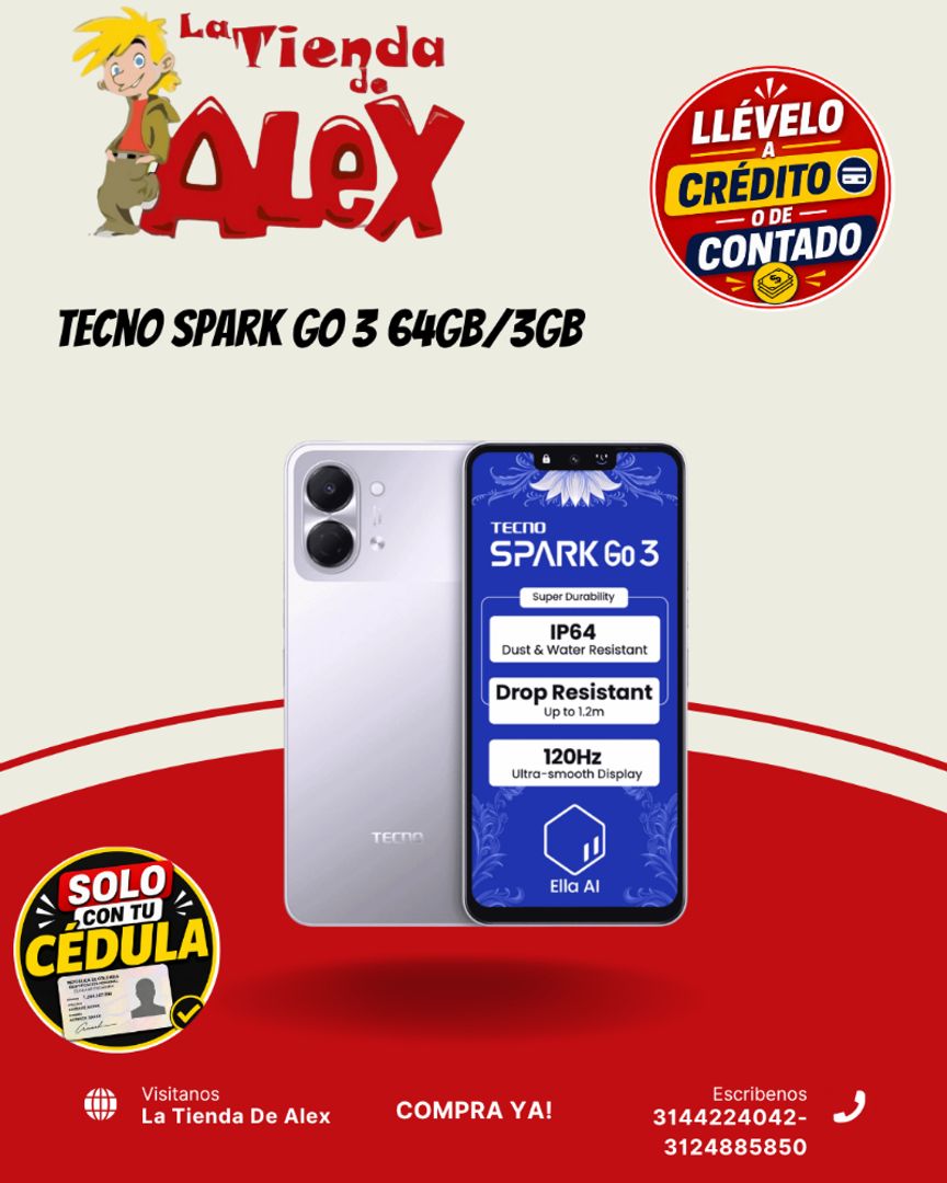 Tecno Spark Go 3 64GB/3GB